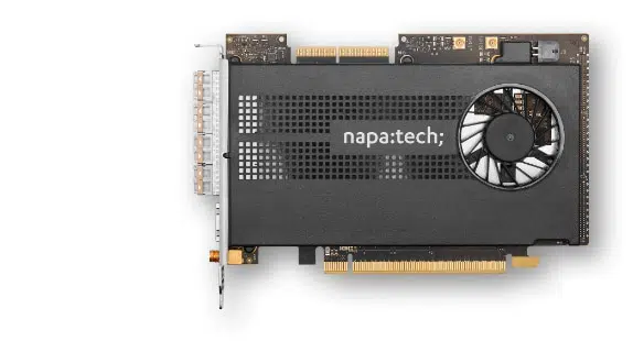 Napatech SmartNIC Network Interface Card NT100A01