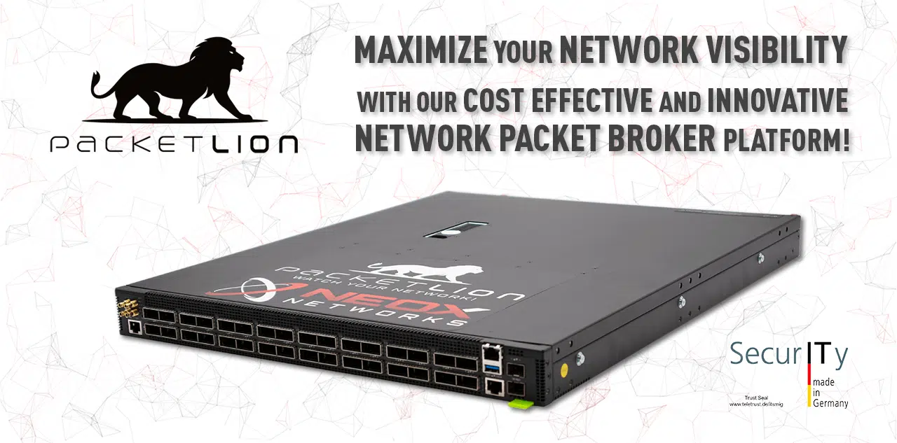 NEOXPacketLion - High Performance | High Port Densitiy - Network Packet Broker Platform - for up to 400G