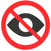 No visibility