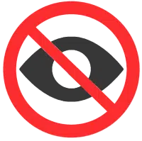 No visibility