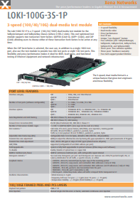 Loki-100G-3S-1P Datasheet