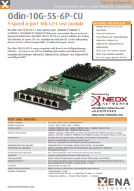 Odin-10G-5S-6P-CU Datasheet