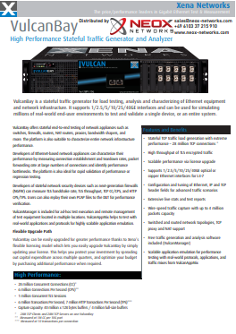 VulcanBay Datasheet